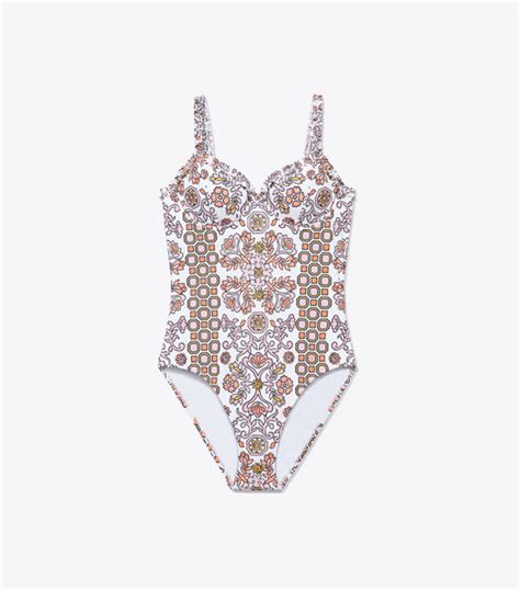 tory burch bikini|Designer Swimsuits and Bathing Suits for Women .